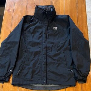 KARRIMOR Black Waterproof Weathertite Hooded Full Zip Jacket Women’s Size 4 EUC